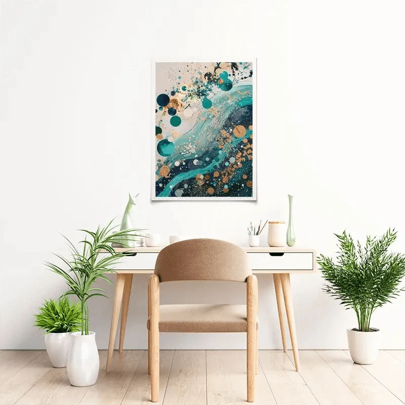 Whimiscal Nature Splash Art Print Whimiscal Nature Splash Art Print wall art product Paper House Prints - Independent