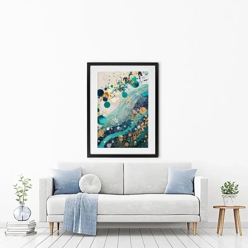 Whimiscal Nature Splash Framed Art Print Whimiscal Nature Splash Framed Art Print wall art product Paper House Prints - Independent