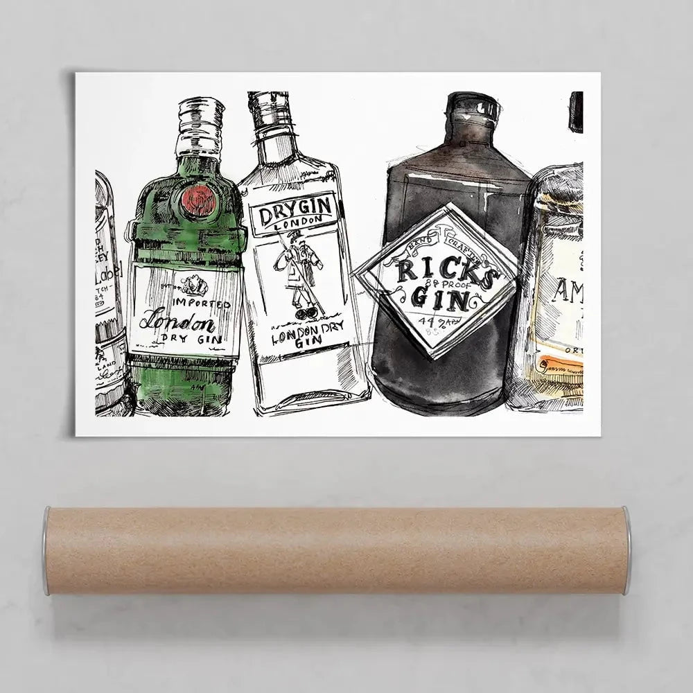 Whiskey Wednesdays Art Print Whiskey Wednesdays Art Print wall art product Jennifer Paxton Parker