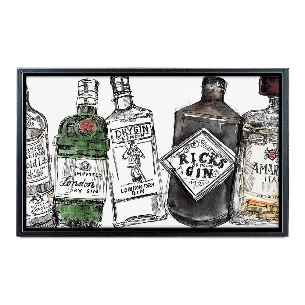 Whiskey Wednesdays Canvas Print Whiskey Wednesdays Canvas Print wall art product Jennifer Paxton Parker