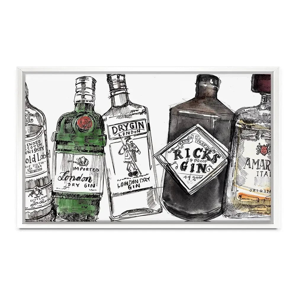 Whiskey Wednesdays Canvas Print Whiskey Wednesdays Canvas Print wall art product Jennifer Paxton Parker
