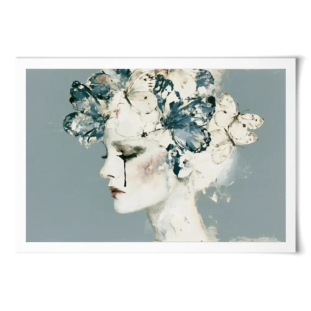Whispered Butterfly Reverie Art Print Whispered Butterfly Reverie Art Print wall art product Chromatic Storm Studio