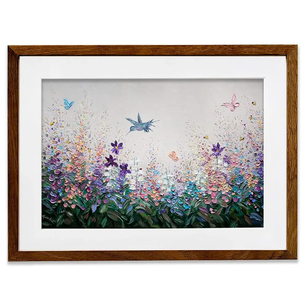 Whispers Framed Art Print Whispers Framed Art Print wall art product Nada Khatib