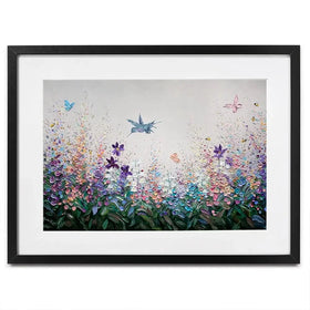 Whispers Framed Art Print Whispers Framed Art Print wall art product Nada Khatib