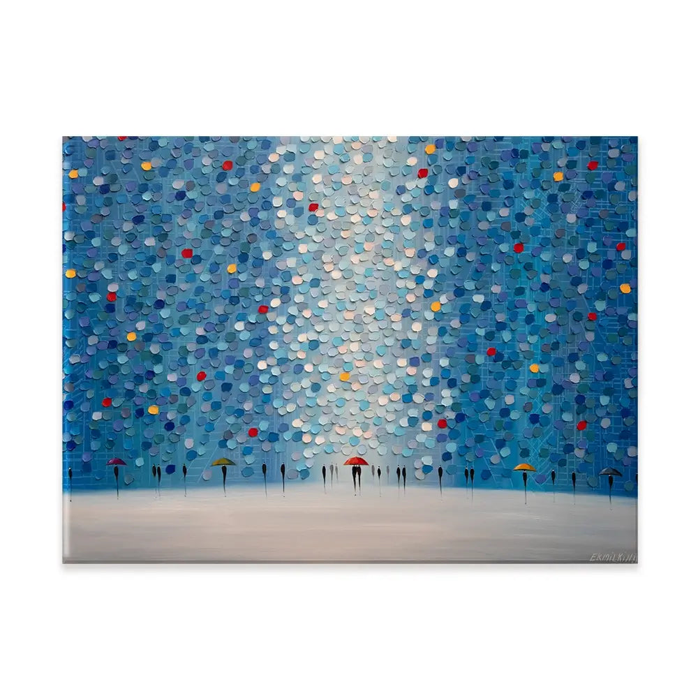 Whispers In Blue Canvas Print Whispers In Blue Canvas Print wall art product Ekaterina Ermilkina