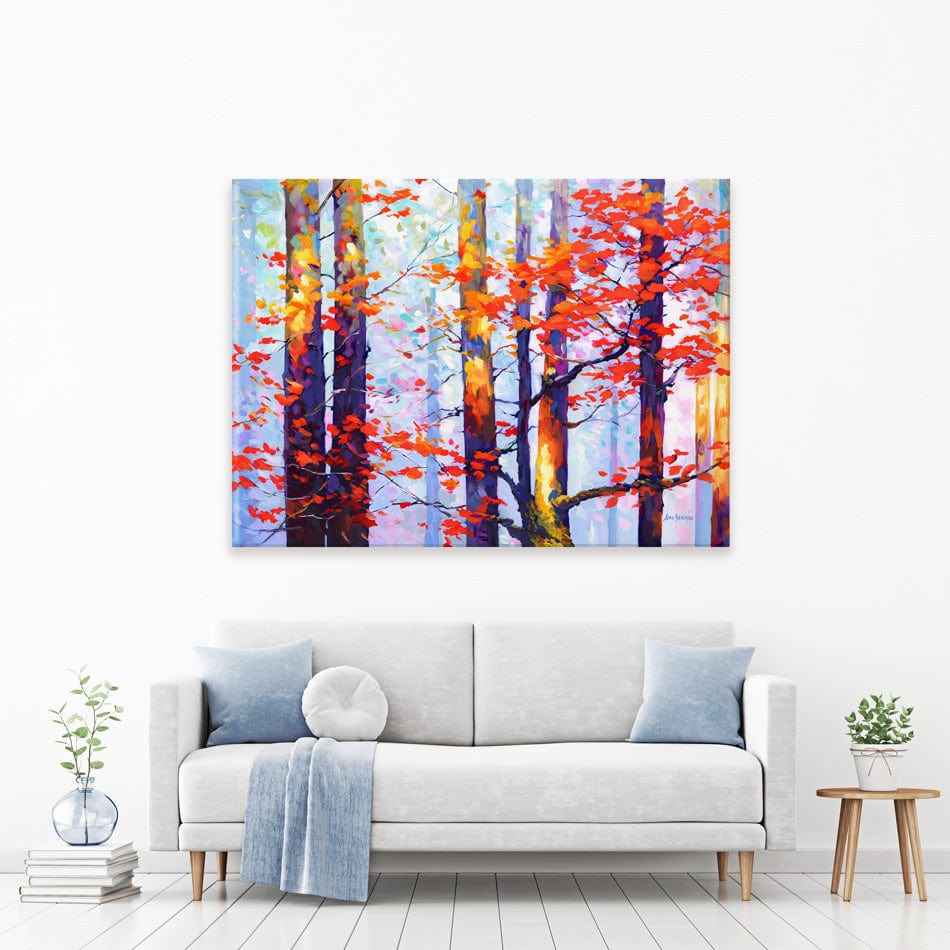 Whispers Of Autumn Love Canvas Print wall art product Leon Devenice