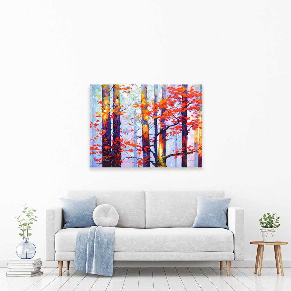 Whispers Of Autumn Love Canvas Print wall art product Leon Devenice