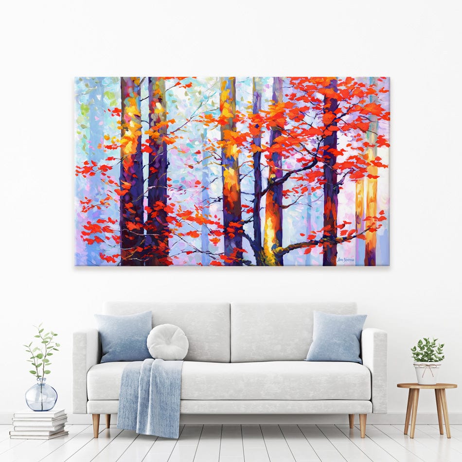 Whispers Of Autumn Love Canvas Print wall art product Leon Devenice