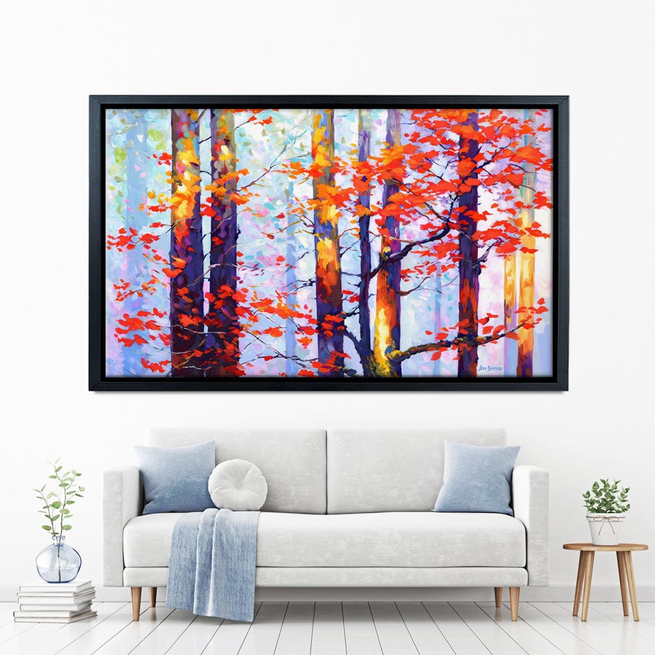 Whispers Of Autumn Love Canvas Print wall art product Leon Devenice