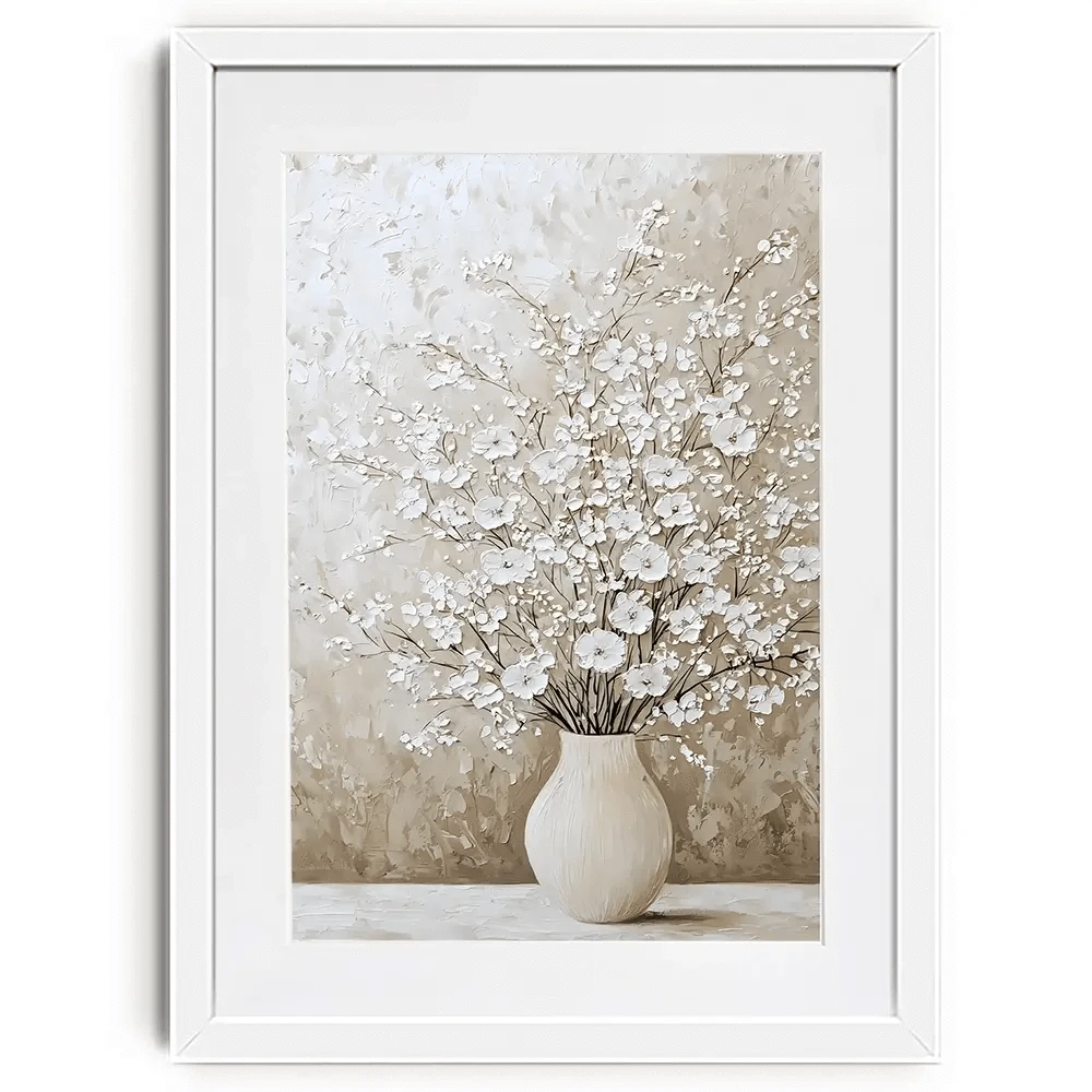 White Cherry Blossoms Framed Art Print White Cherry Blossoms Framed Art Print wall art product Franklyn Gregory - Independent