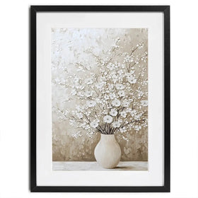 White Cherry Blossoms Framed Art Print White Cherry Blossoms Framed Art Print wall art product Franklyn Gregory - Independent