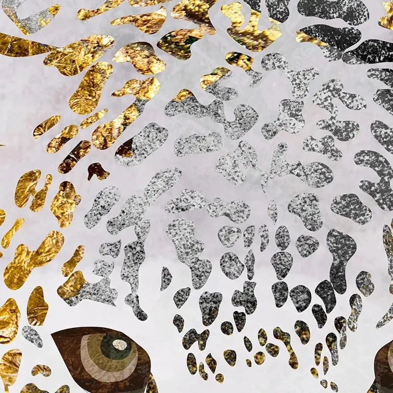 White Jaguar Canvas Print White Jaguar Canvas Print wall art product Sarah Manovski