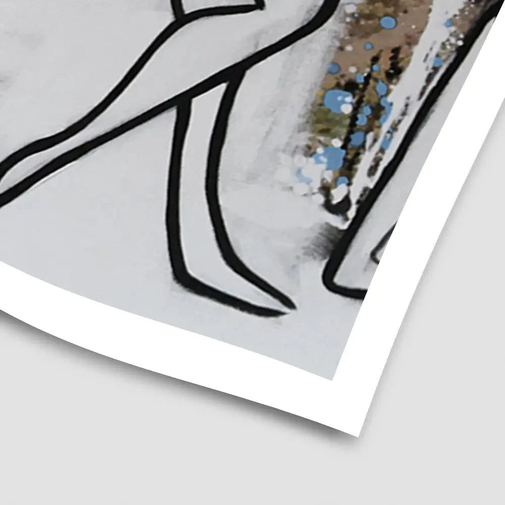 White Walk Art Print White Walk Art Print wall art product Maria Moretti