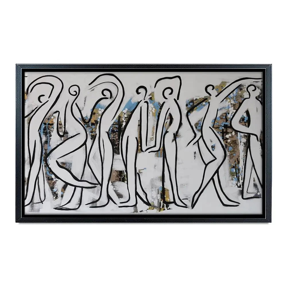 White Walk Canvas Print White Walk Canvas Print wall art product Maria Moretti