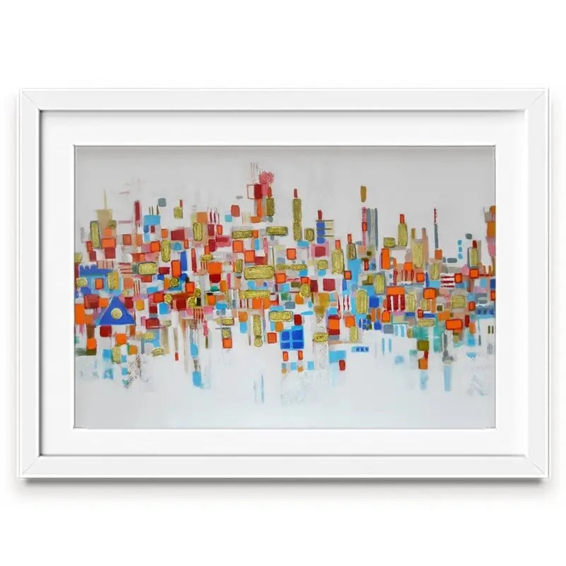 White Wonder Framed Art Print White Wonder Framed Art Print wall art product Maria Moretti