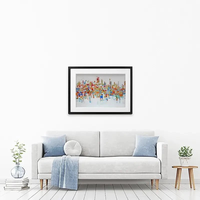 White Wonder Framed Art Print White Wonder Framed Art Print wall art product Maria Moretti