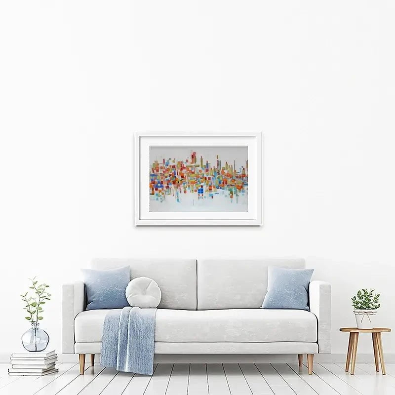White Wonder Framed Art Print White Wonder Framed Art Print wall art product Maria Moretti