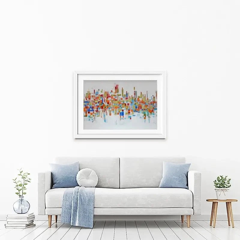 White Wonder Framed Art Print White Wonder Framed Art Print wall art product Maria Moretti