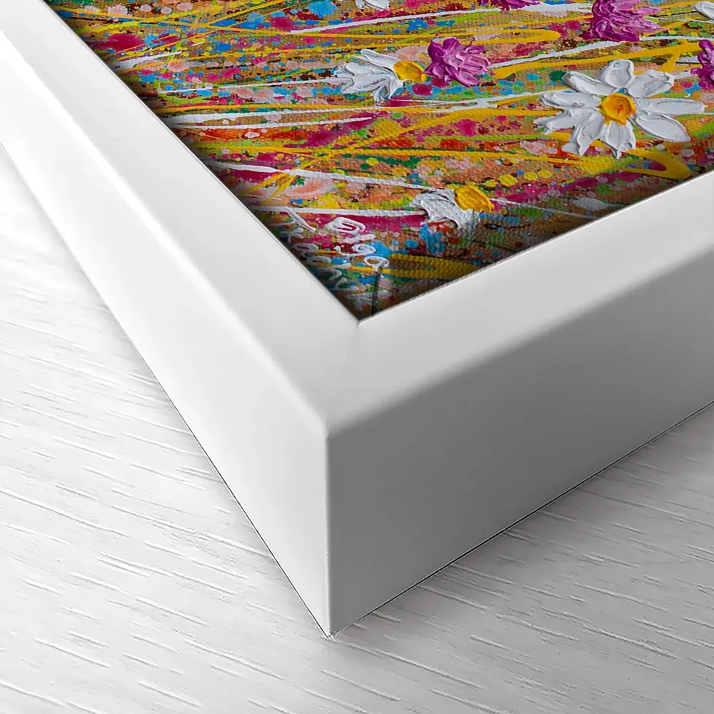 Wild Daisy Field Canvas Print Wild Daisy Field Canvas Print wall art product Olga Tkachyk