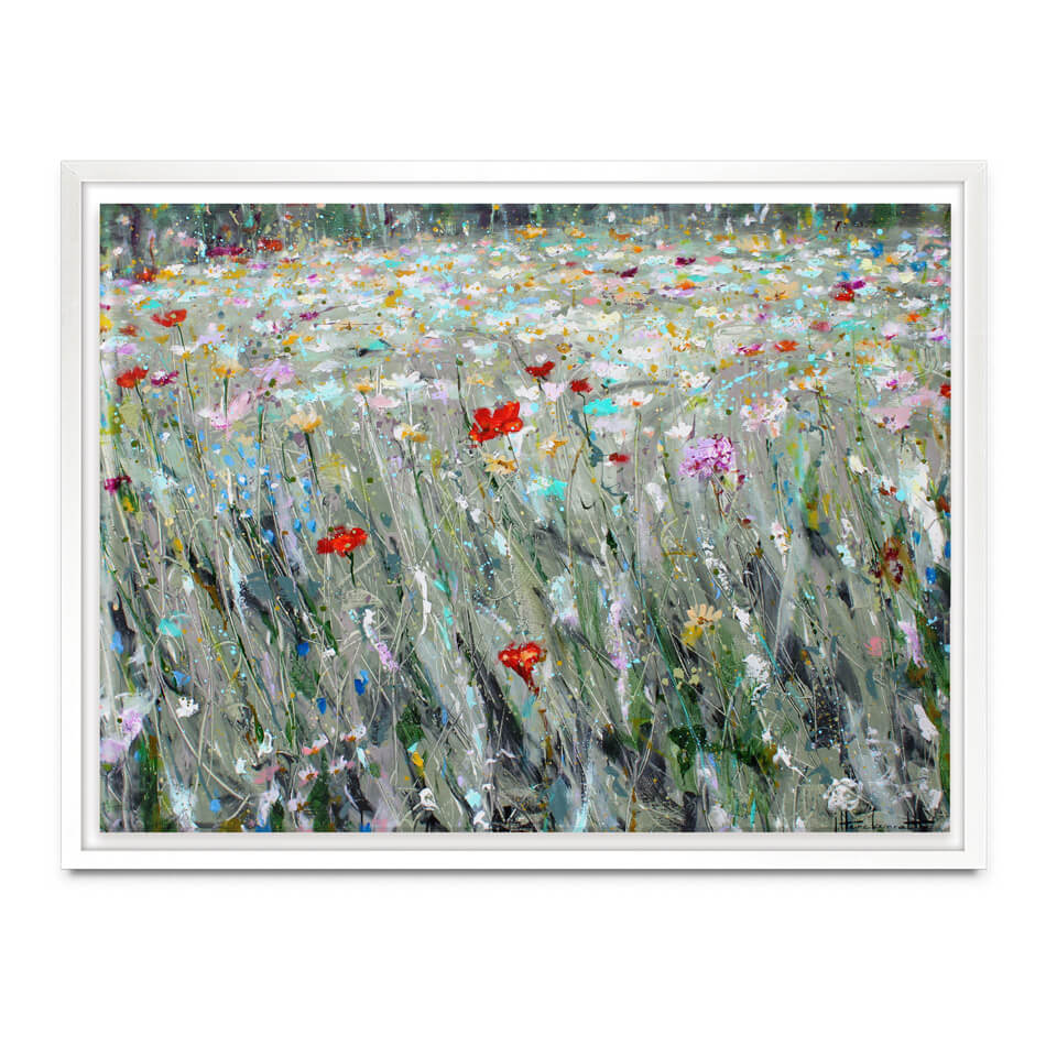 Wild Flower Space Canvas Print Wild Flower Space Canvas Print wall art product Studio Paint-Ing