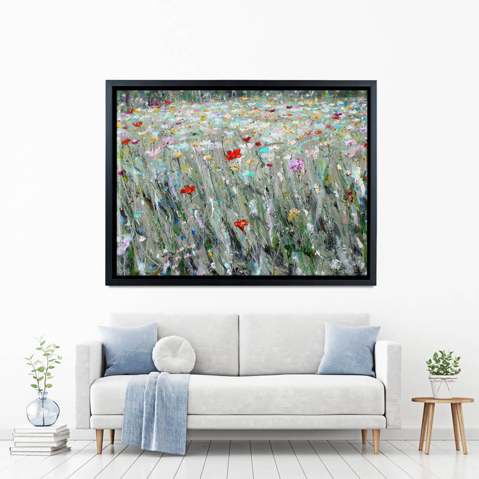 Wild Flower Space Canvas Print Wild Flower Space Canvas Print wall art product Studio Paint-Ing
