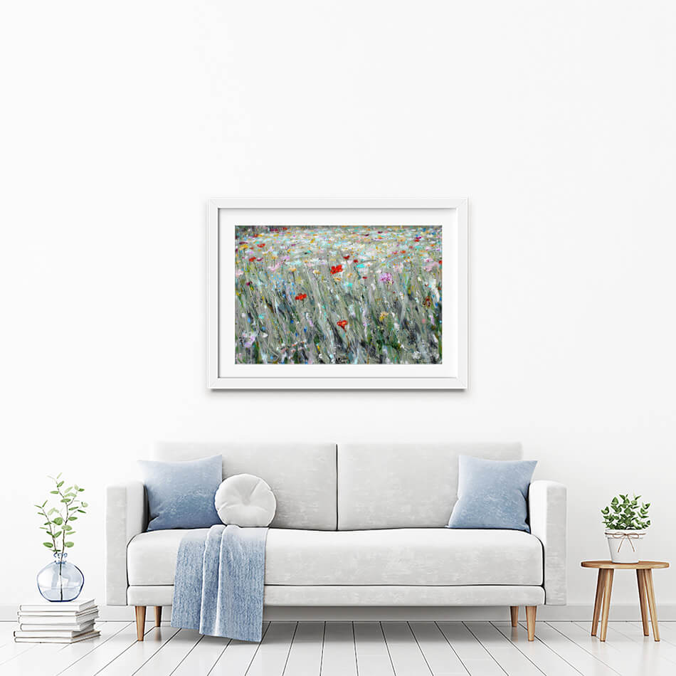 Wild Flower Space Framed Art Print Wild Flower Space Framed Art Print wall art product Studio Paint-Ing