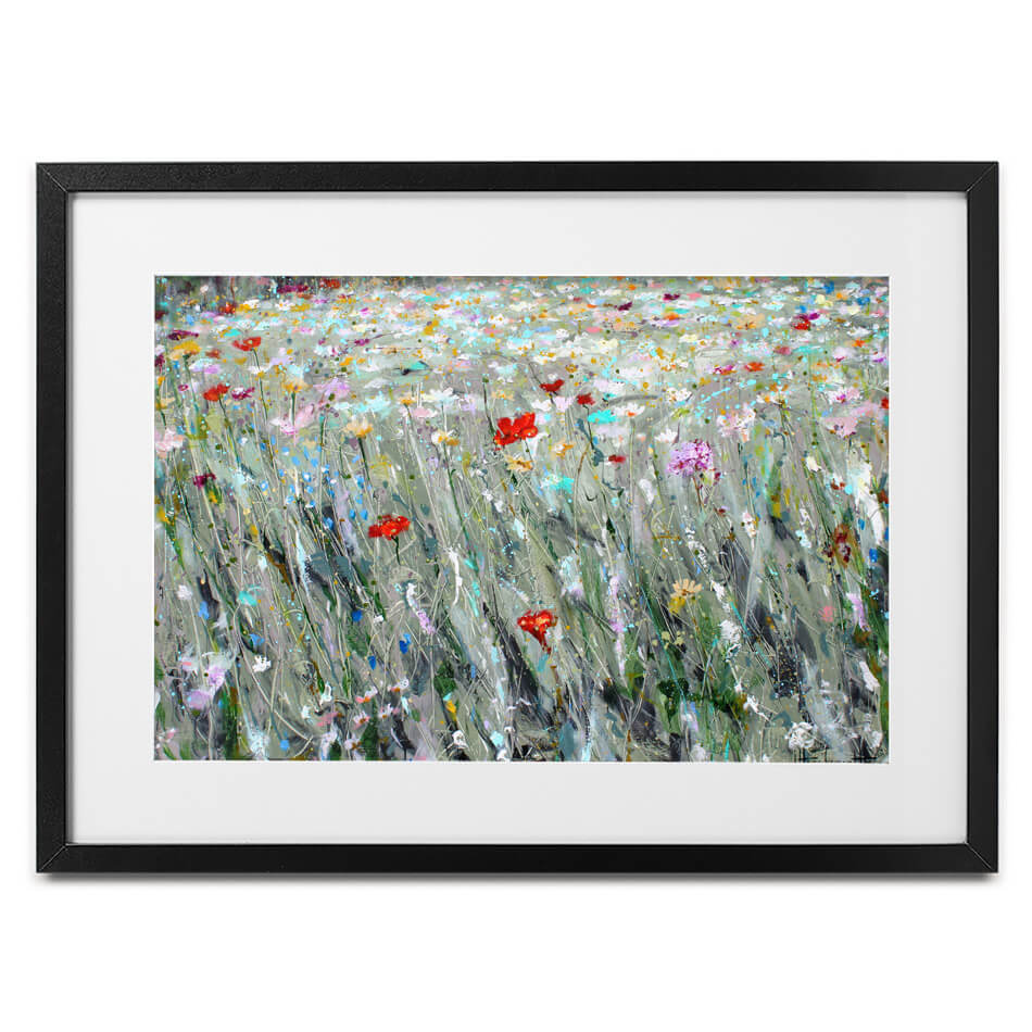 Wild Flower Space Framed Art Print Wild Flower Space Framed Art Print wall art product Studio Paint-Ing