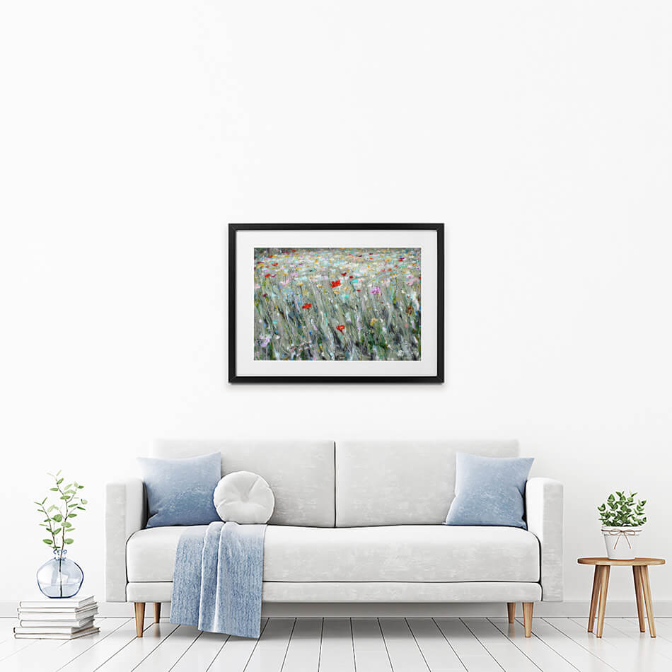 Wild Flower Space Framed Art Print Wild Flower Space Framed Art Print wall art product Studio Paint-Ing