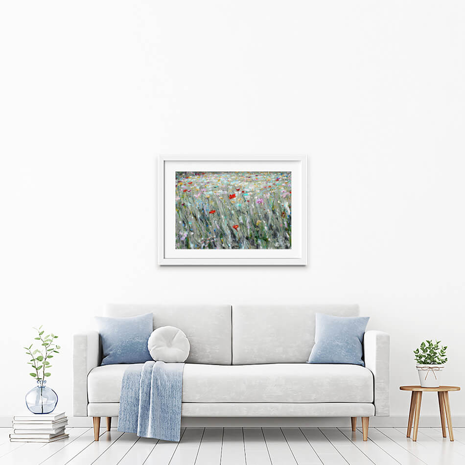 Wild Flower Space Framed Art Print Wild Flower Space Framed Art Print wall art product Studio Paint-Ing