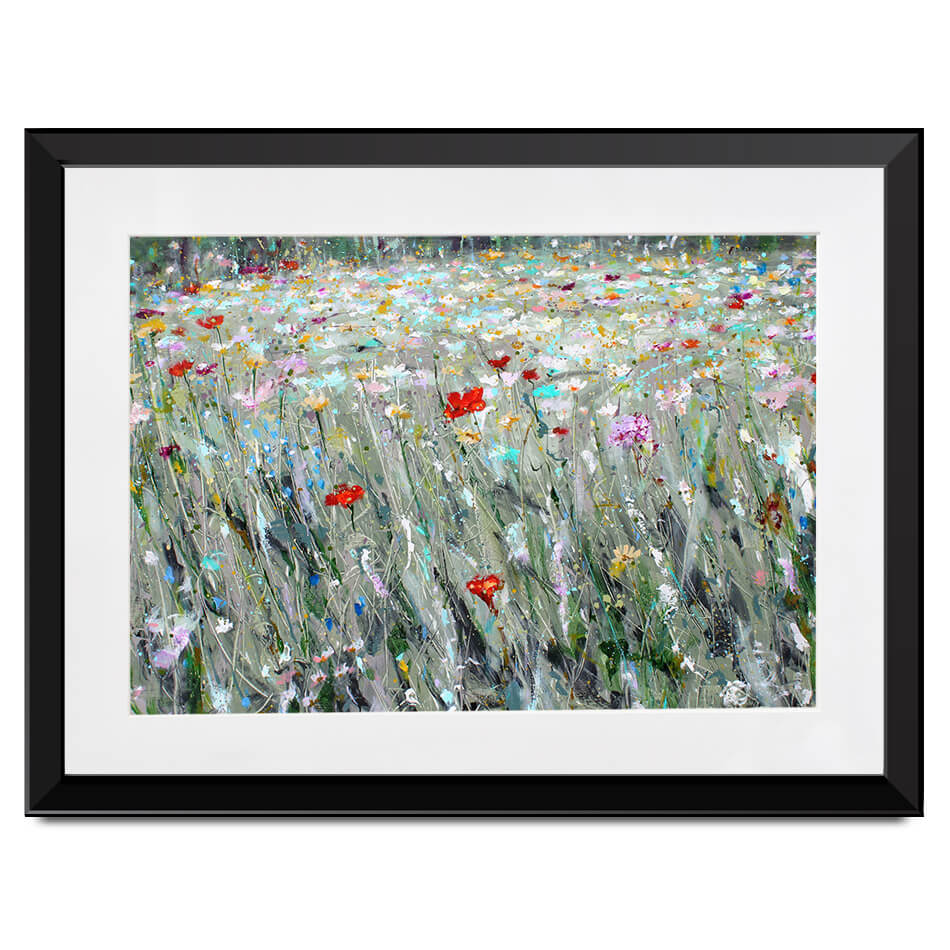 Wild Flower Space Framed Art Print Wild Flower Space Framed Art Print wall art product Studio Paint-Ing