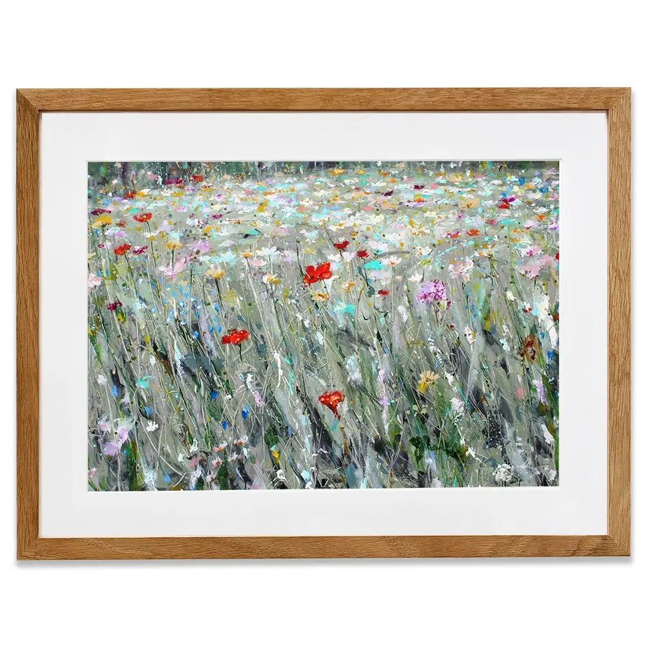 Wild Flower Space Framed Art Print Wild Flower Space Framed Art Print wall art product Studio Paint-Ing