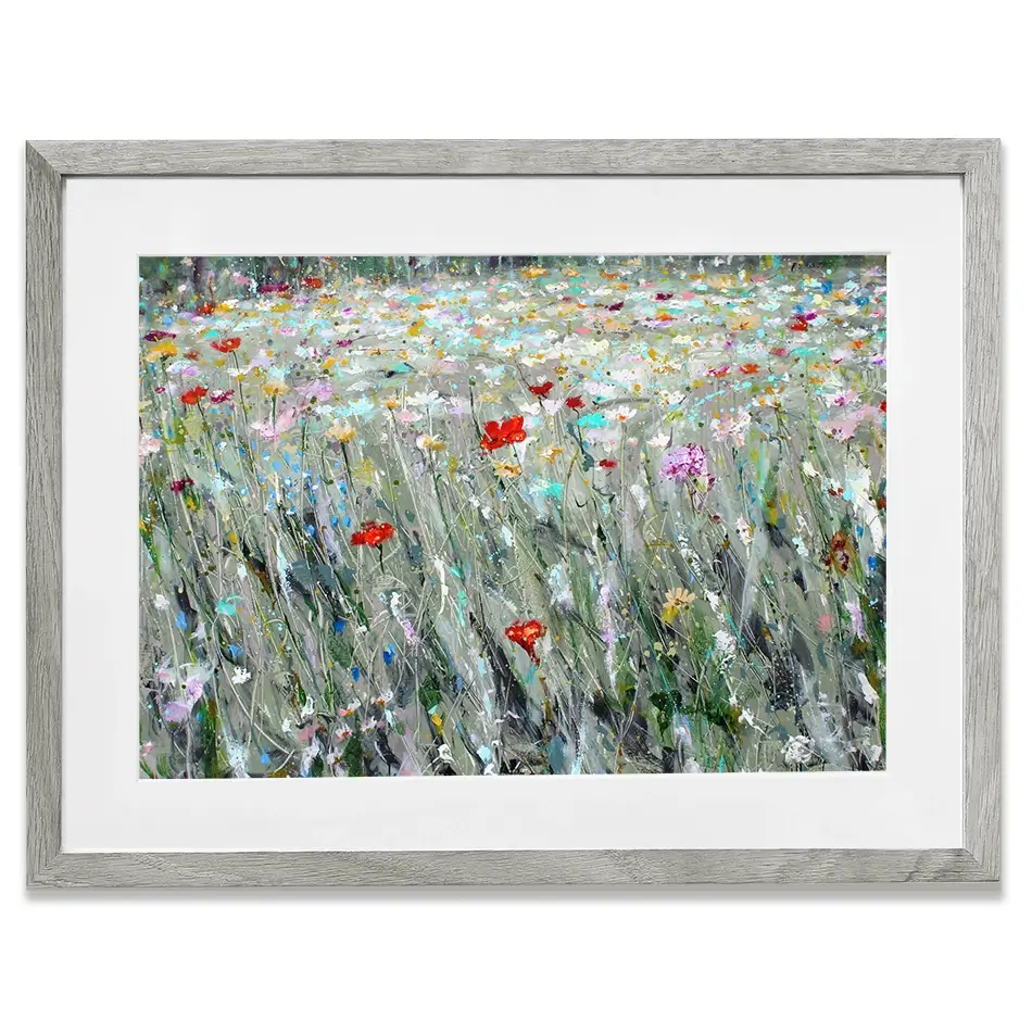 Wild Flower Space Framed Art Print Wild Flower Space Framed Art Print wall art product Studio Paint-Ing