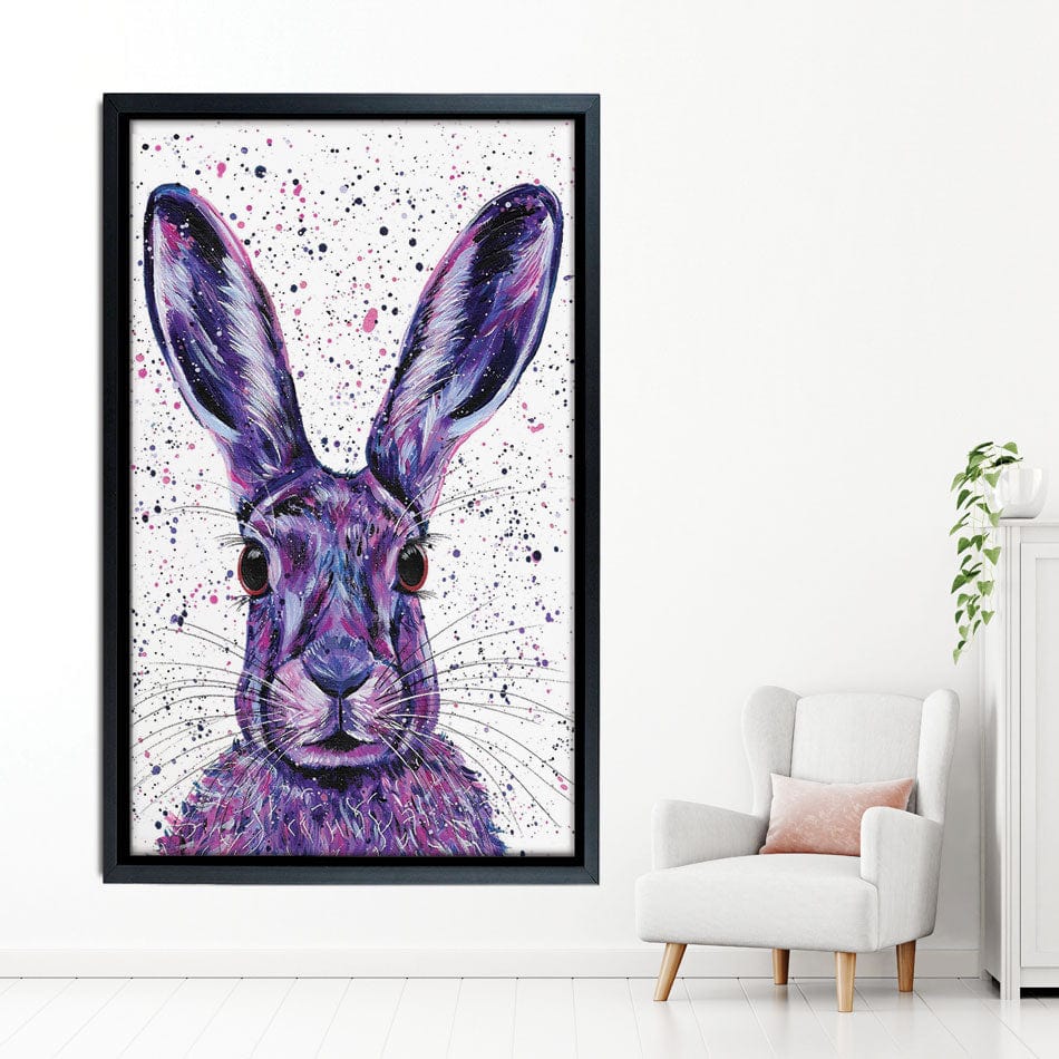 Wild Hare Hallie Canvas Print wall art product Emma LC Art