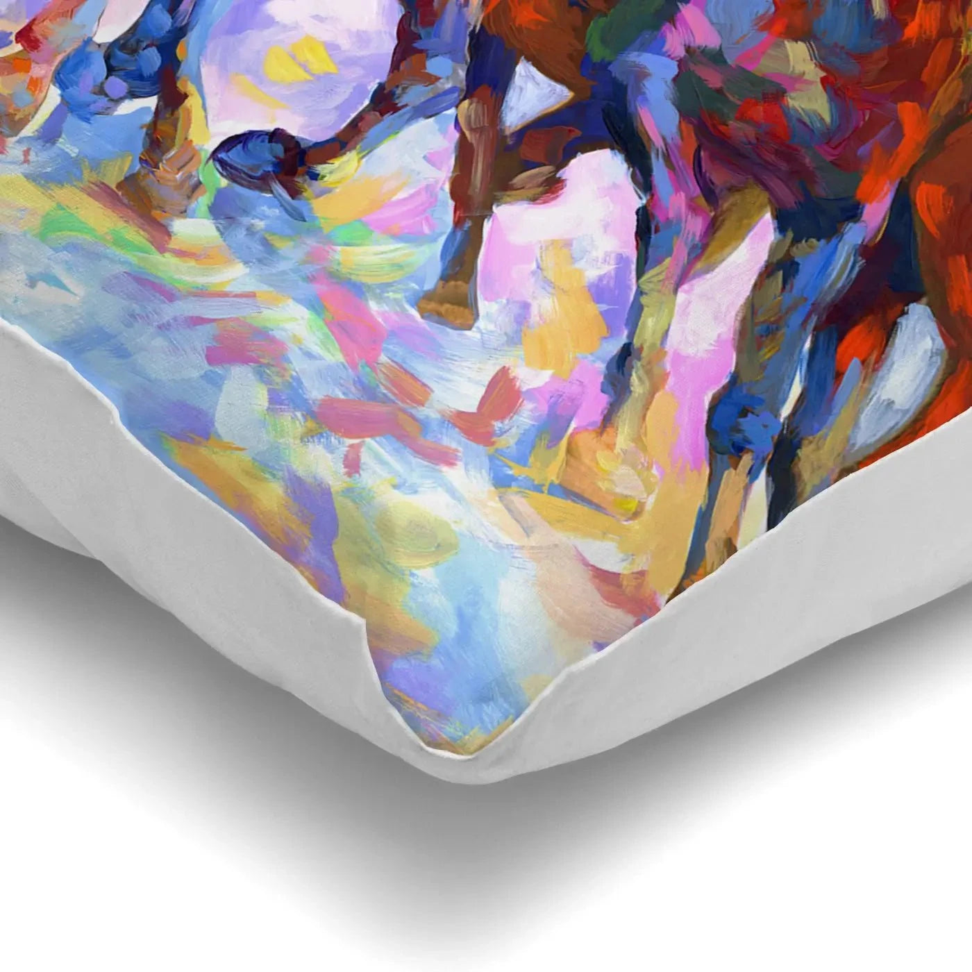 Wild Horses Running Cushion Wild Horses Running Cushion wall art product Leon Devenice
