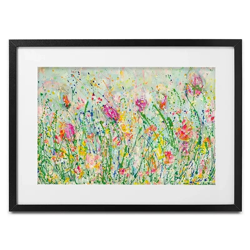 Wild Meadow In Green Framed Art Print Wild Meadow In Green Framed Art Print wall art product Jane Brookshaw