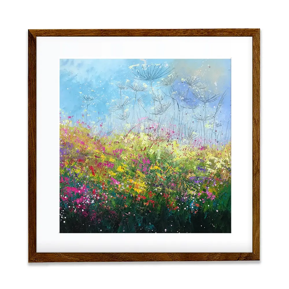 Wild Poppy Seeds Square Framed Art Print Wild Poppy Seeds Square Framed Art Print wall art product Laure Bury