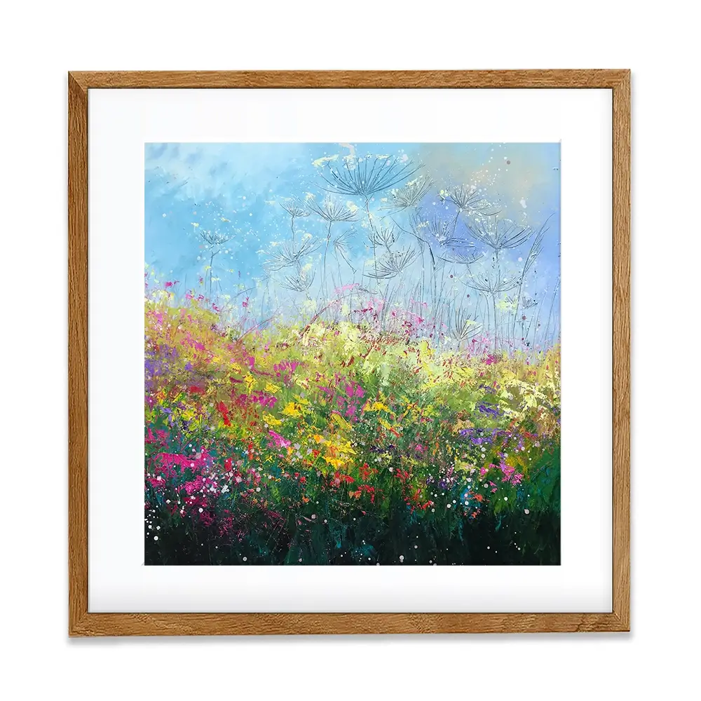 Wild Poppy Seeds Square Framed Art Print Wild Poppy Seeds Square Framed Art Print wall art product Laure Bury