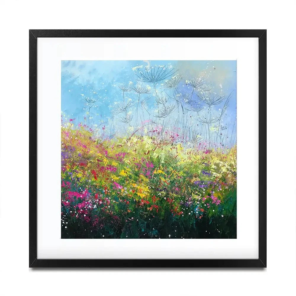 Wild Poppy Seeds Square Framed Art Print Wild Poppy Seeds Square Framed Art Print wall art product Laure Bury