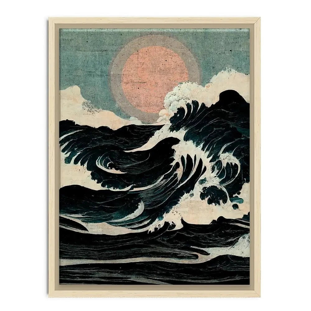 Wild Waves Canvas Print Wild Waves Canvas Print wall art product Treechild