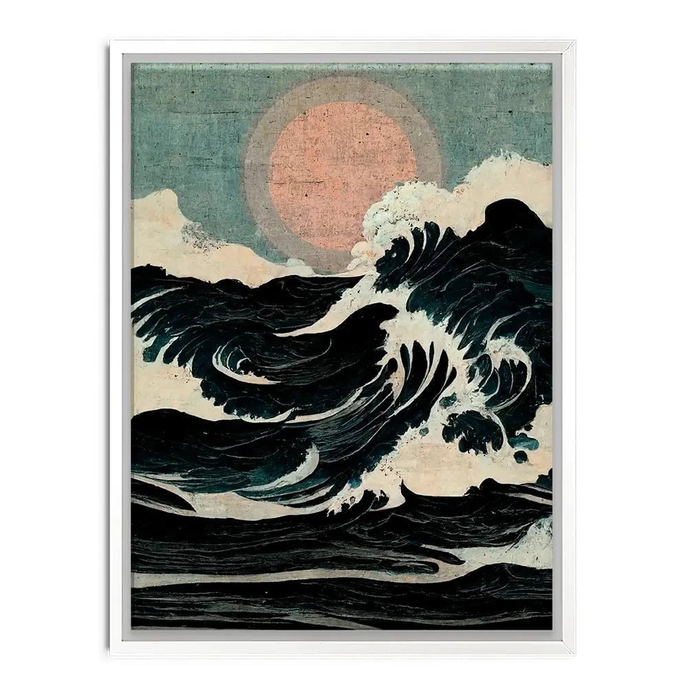 Wild Waves Canvas Print Wild Waves Canvas Print wall art product Treechild