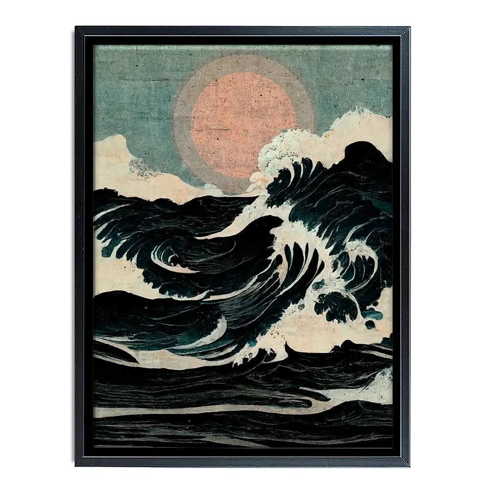 Wild Waves Canvas Print Wild Waves Canvas Print wall art product Treechild