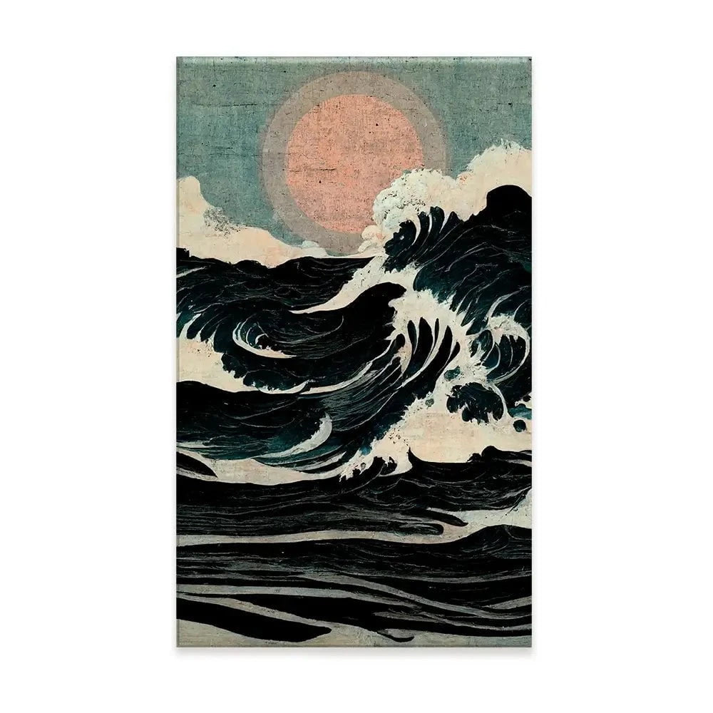 Wild Waves Canvas Print Wild Waves Canvas Print wall art product Treechild