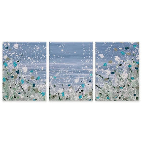 Wild Winter Sea Trio Canvas Print Wild Winter Sea Trio Canvas Print wall art product Charlotte Anna Reed