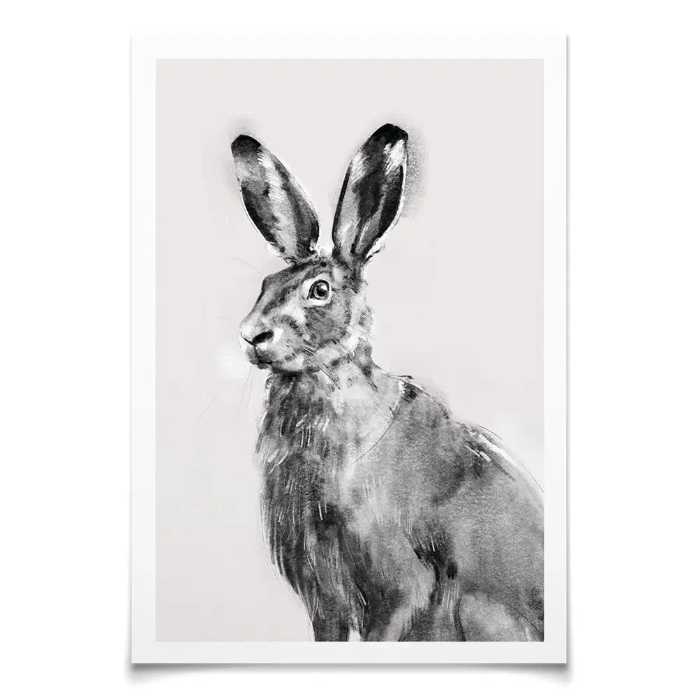 Wildest Hare Art Print Wildest Hare Art Print wall art product Emma Caroline