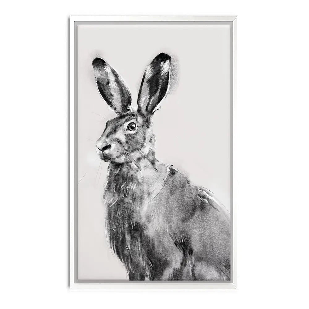 Wildest Hare Canvas Print Wildest Hare Canvas Print wall art product Emma Caroline
