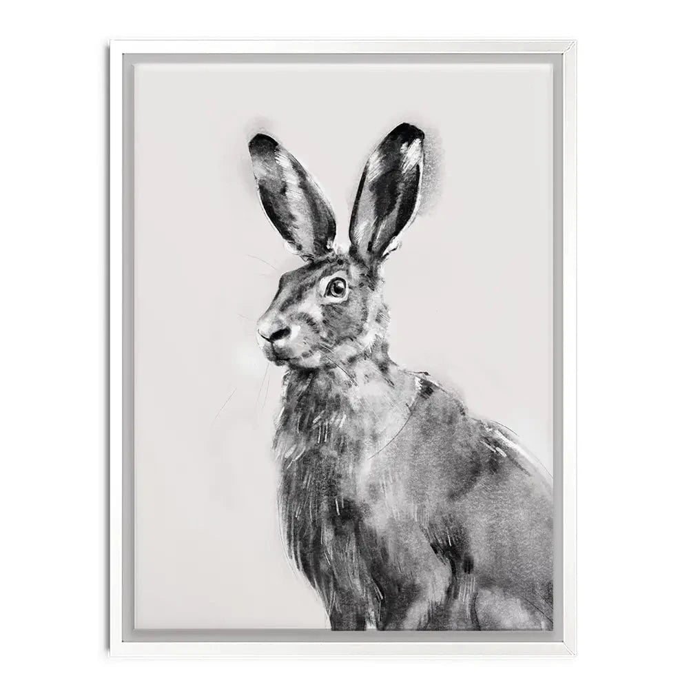 Wildest Hare Canvas Print Wildest Hare Canvas Print wall art product Emma Caroline