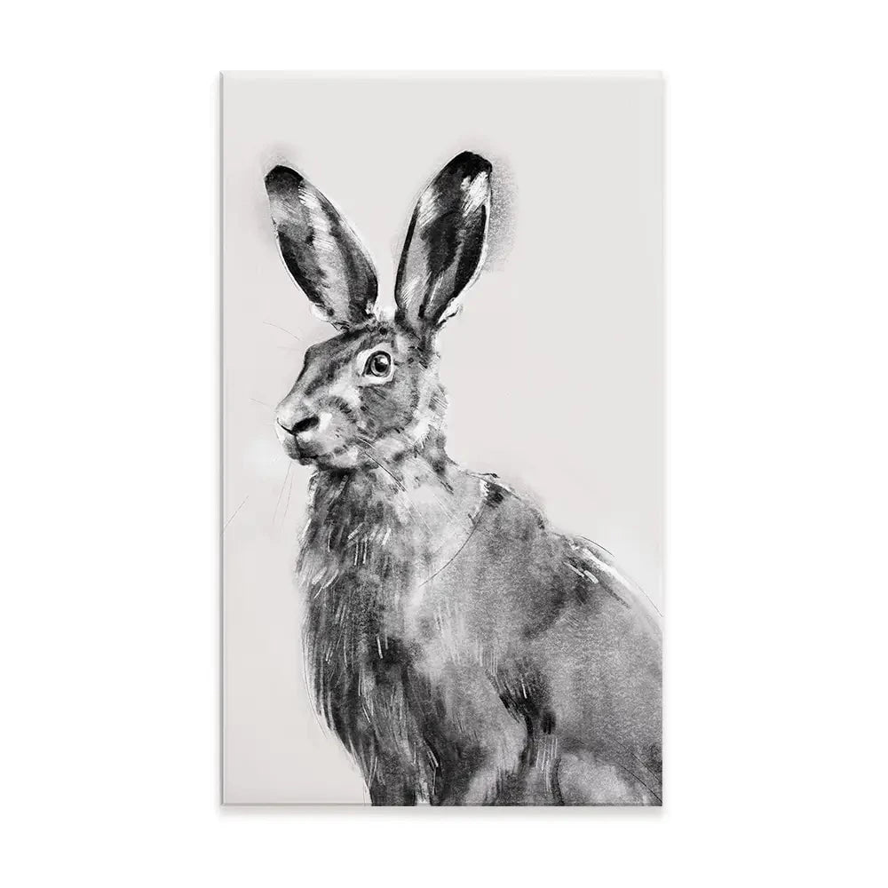 Wildest Hare Canvas Print Wildest Hare Canvas Print wall art product Emma Caroline