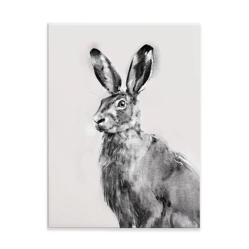 Wildest Hare Canvas Print Wildest Hare Canvas Print wall art product Emma Caroline