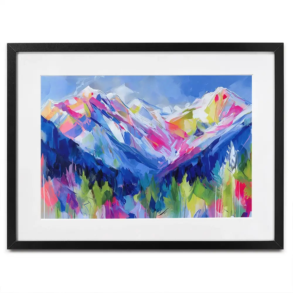 Wildfire Slopes Framed Art Print Wildfire Slopes Framed Art Print wall art product Chromatic Storm Studio