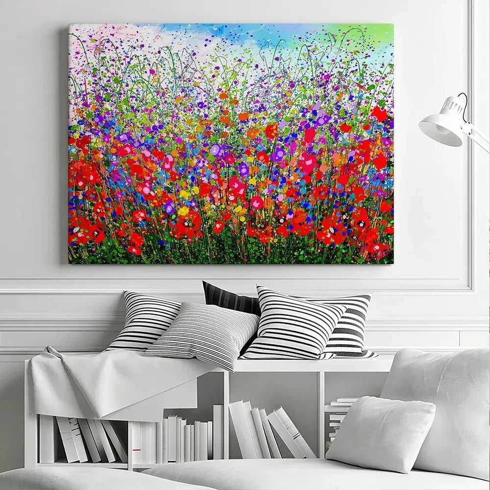 Wildflower Celebration Meadow Canvas Print Wildflower Celebration Meadow Canvas Print wall art product Lena Owens - Independent
